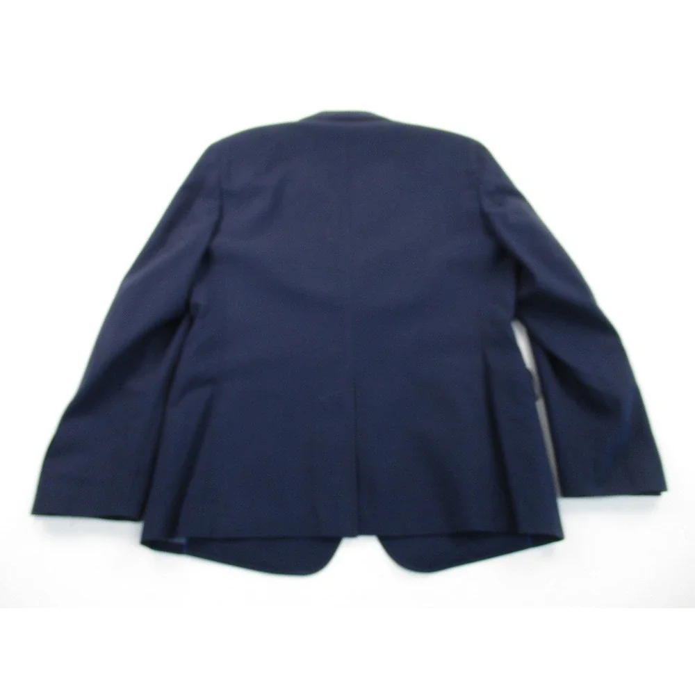 Banana Republic Blazer Mens 42R Navy Blue Tailored Fit 2-Button Sport Coat